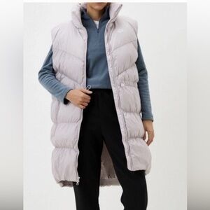 Nike puffer gilit long vest!